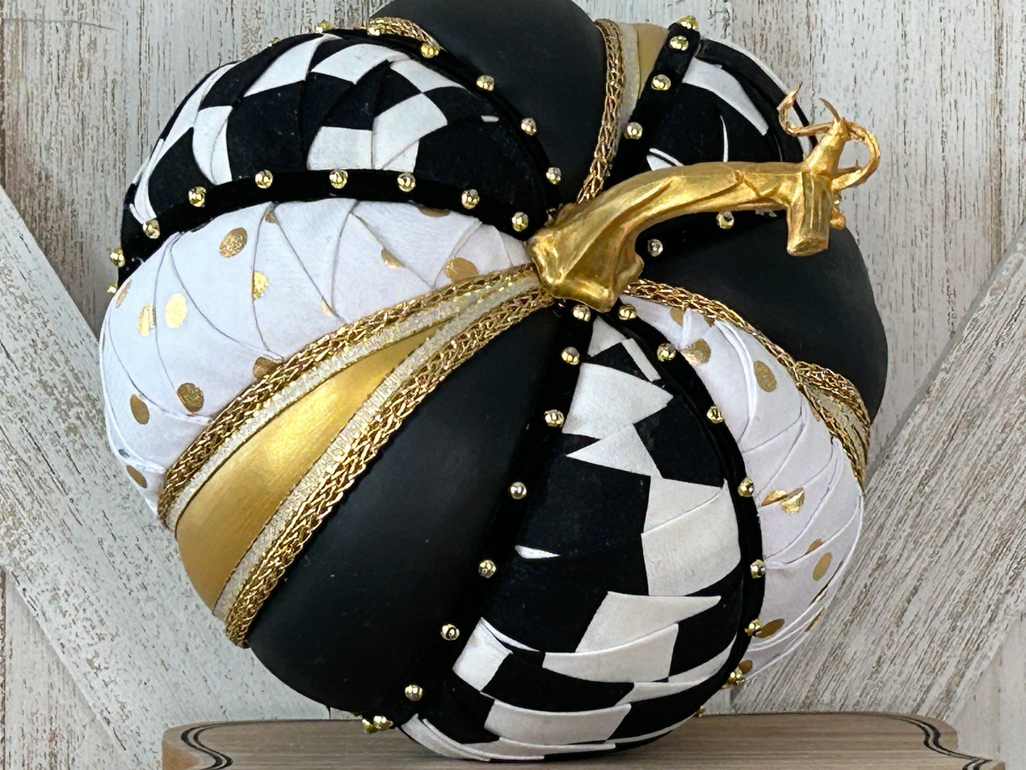 Hostess Gift - Black and White Pumpkins