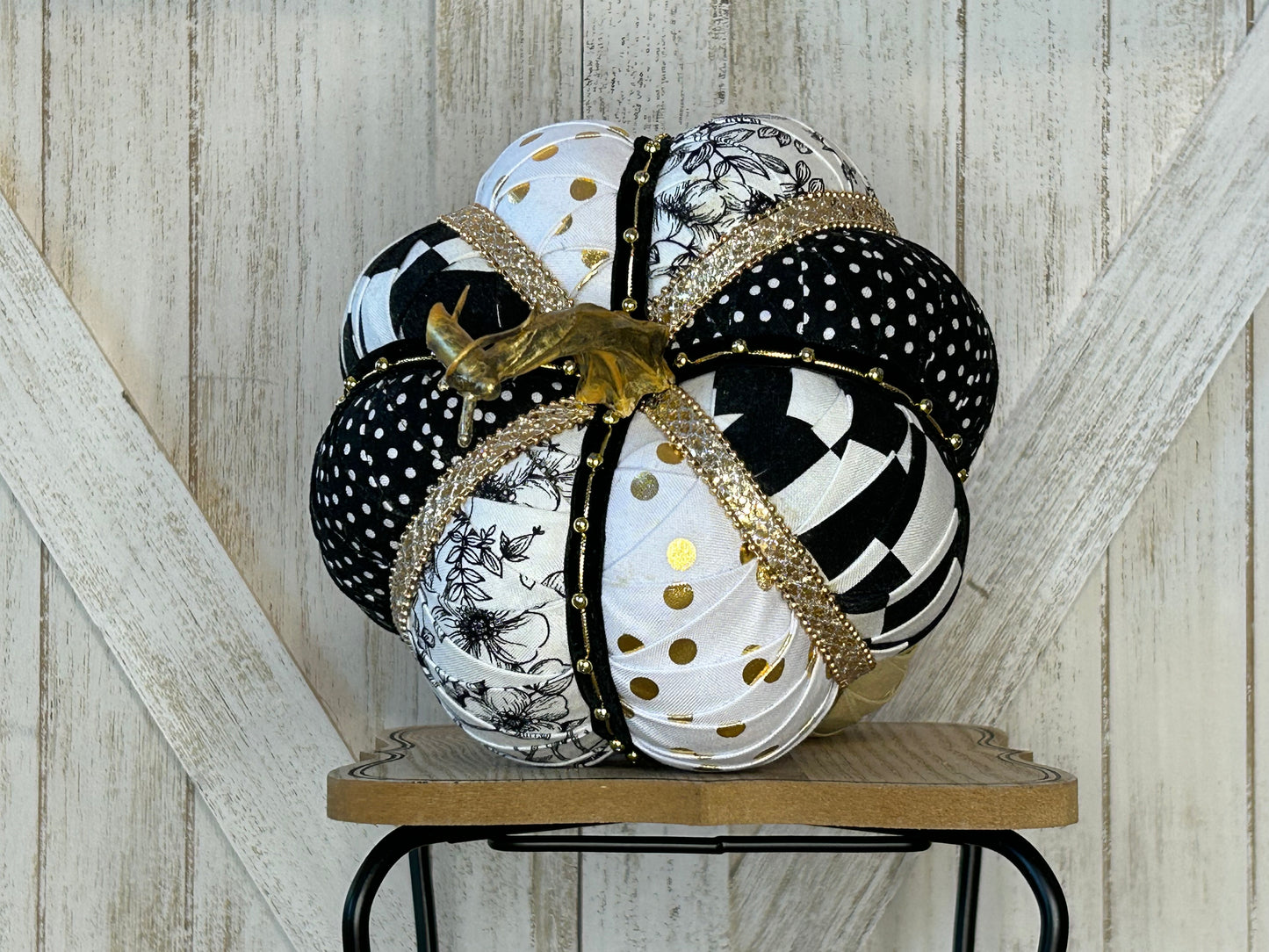 Hostess Gift - Black and White Pumpkins
