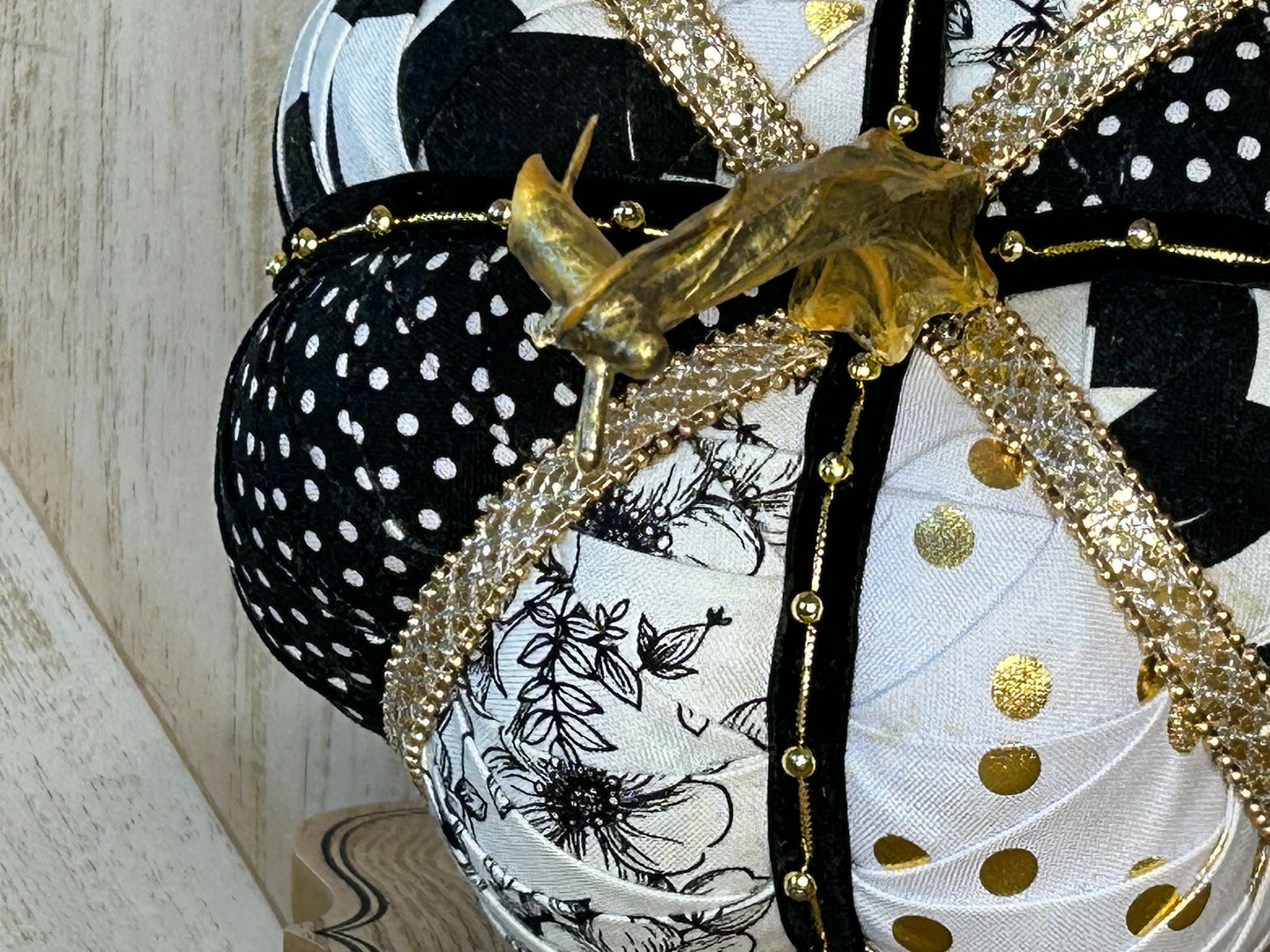 Hostess Gift - Black and White Pumpkins