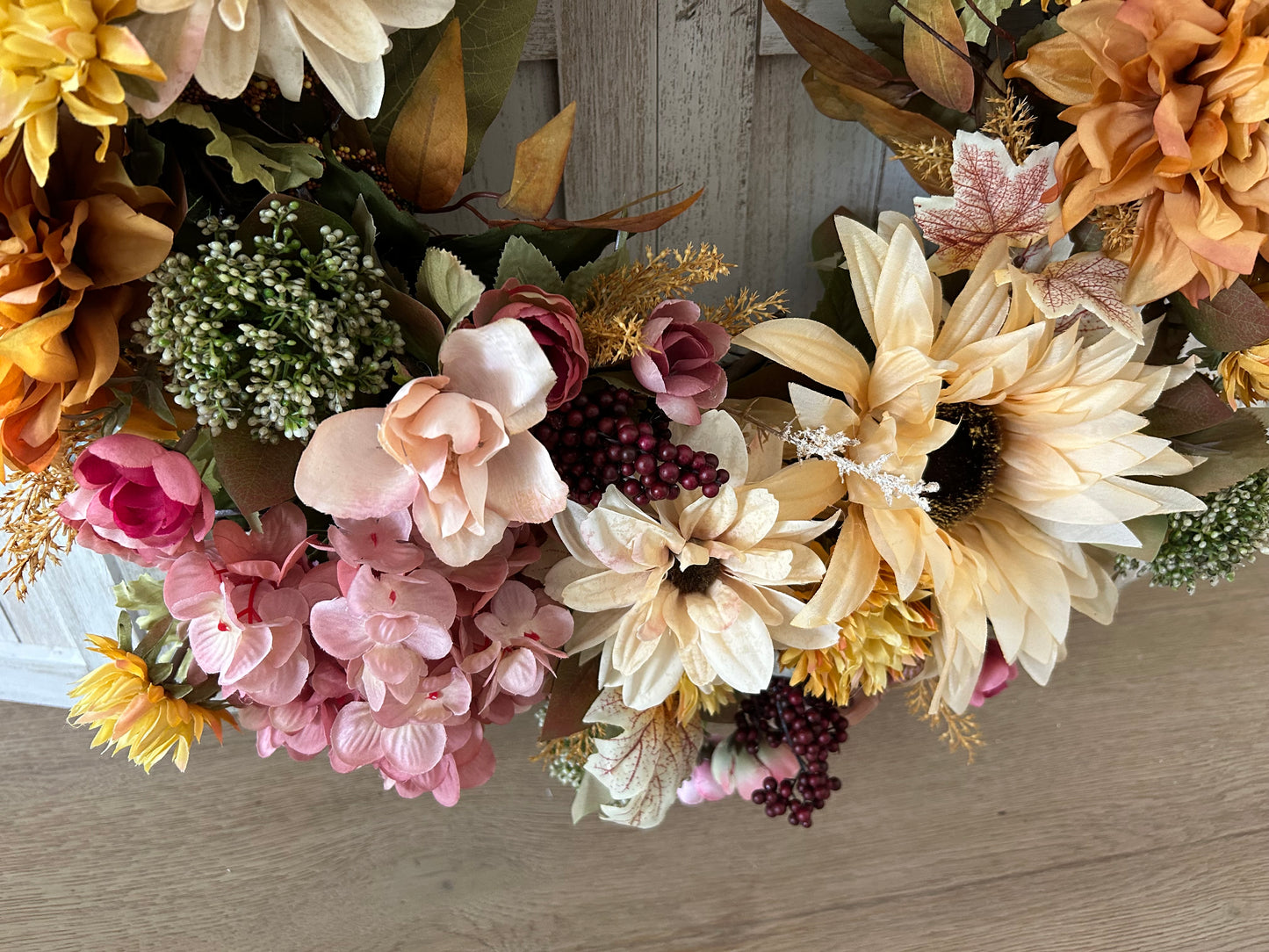 Kit - Fall Spectacular Wreath in Trendy Colors