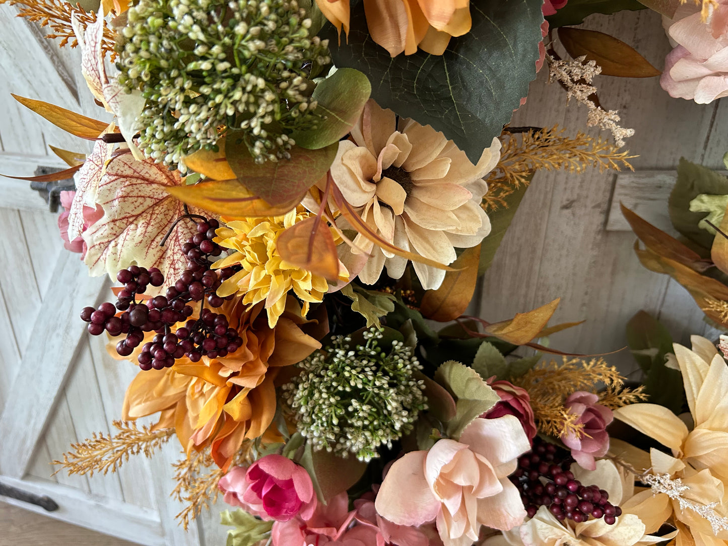 Kit - Fall Spectacular Wreath in Trendy Colors