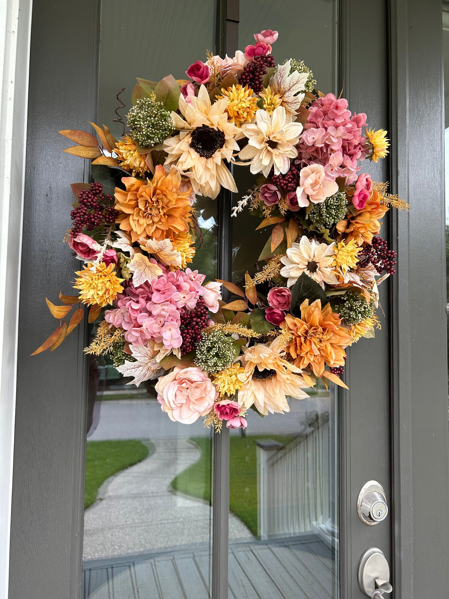 Kit - Fall Spectacular Wreath in Trendy Colors