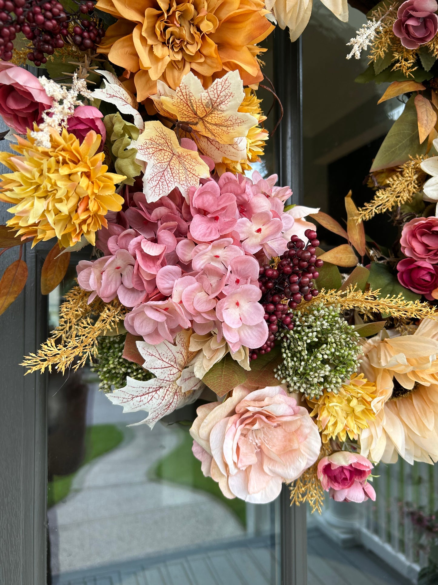 Kit - Fall Spectacular Wreath in Trendy Colors