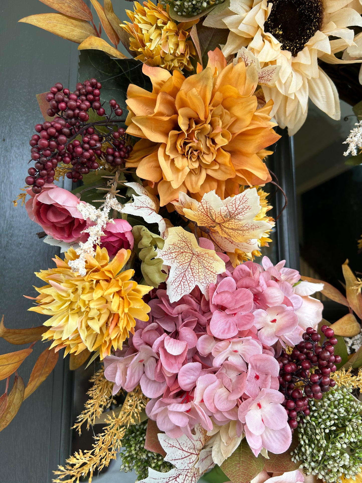 Kit - Fall Spectacular Wreath in Trendy Colors