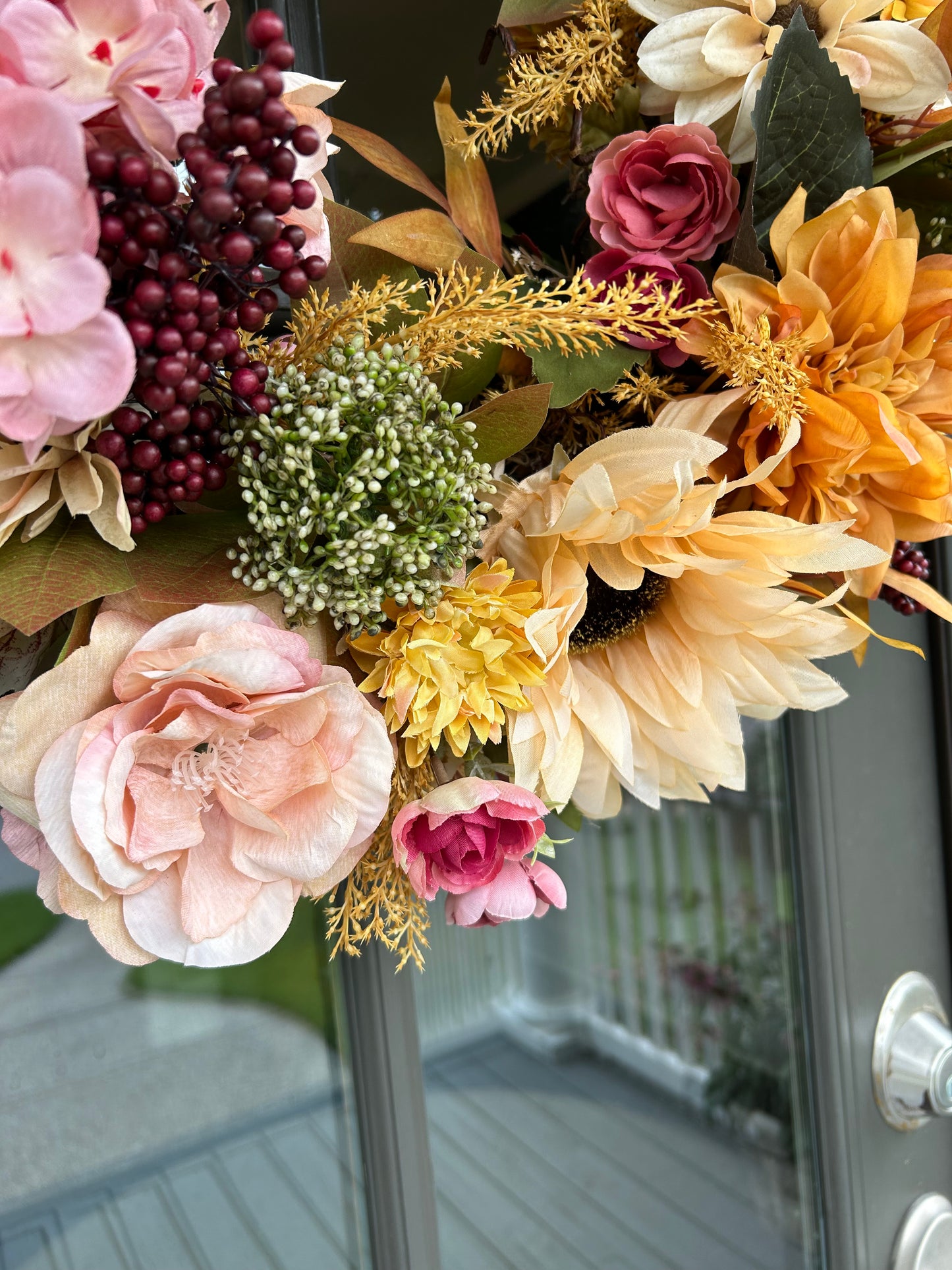 Kit - Fall Spectacular Wreath in Trendy Colors