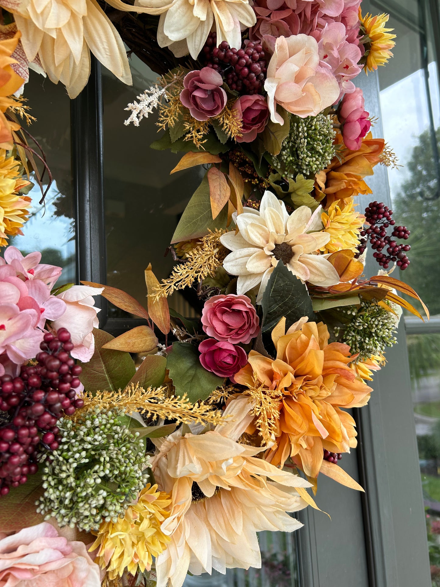 Kit - Fall Spectacular Wreath in Trendy Colors