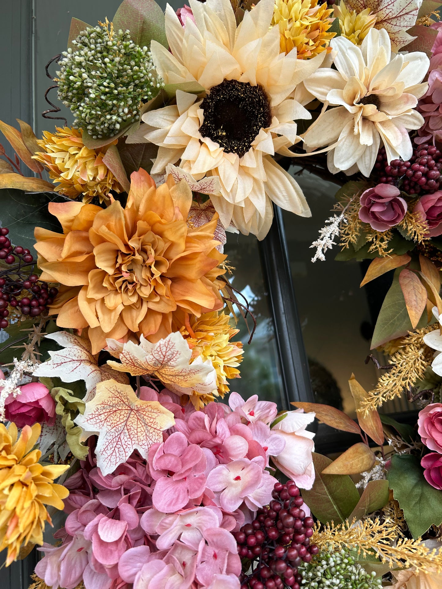 Kit - Fall Spectacular Wreath in Trendy Colors