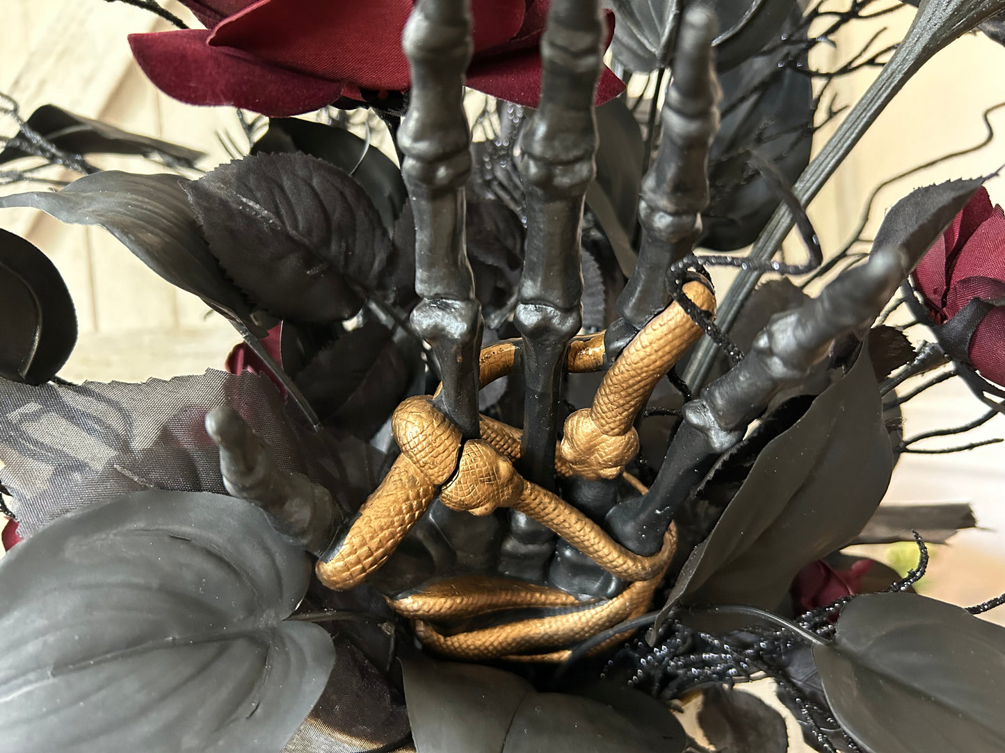 Arrangement for Sale - Halloween Dark Sunflowers