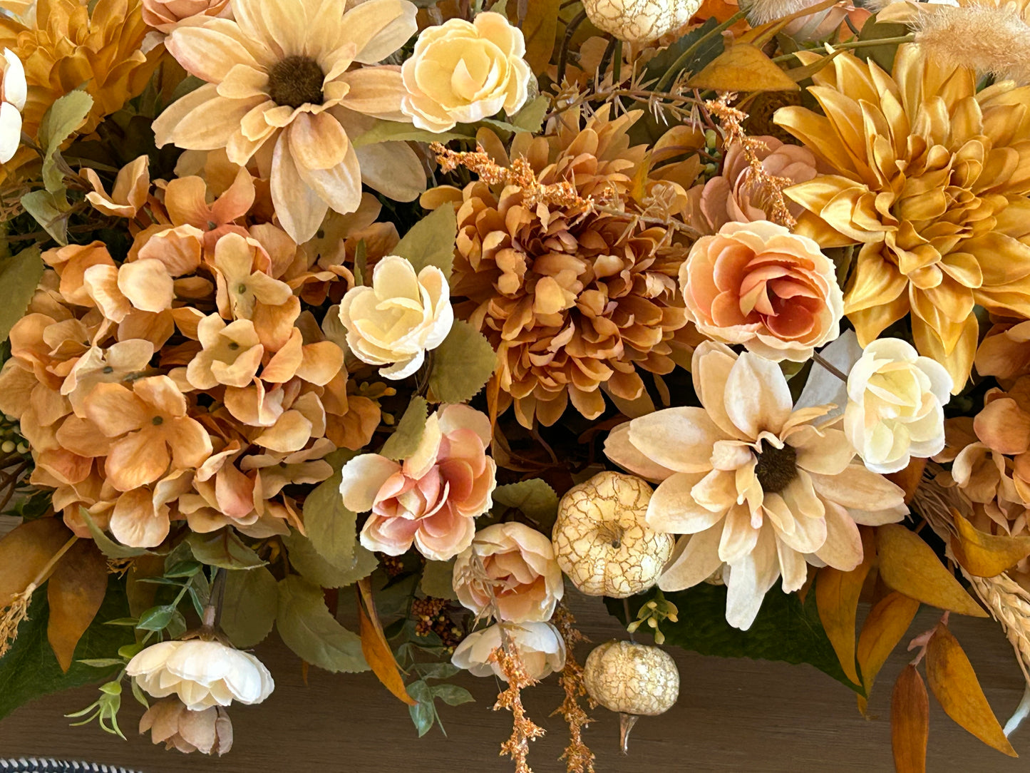 Arrangement for Sale - Fall Neutrals in a Low Copper Container
