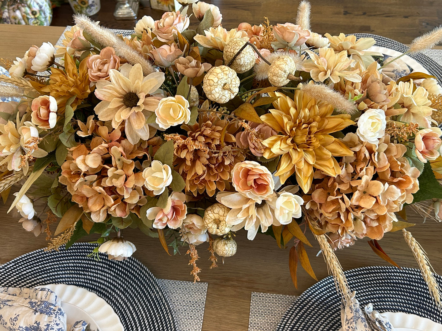 Arrangement for Sale - Fall Neutrals in a Low Copper Container