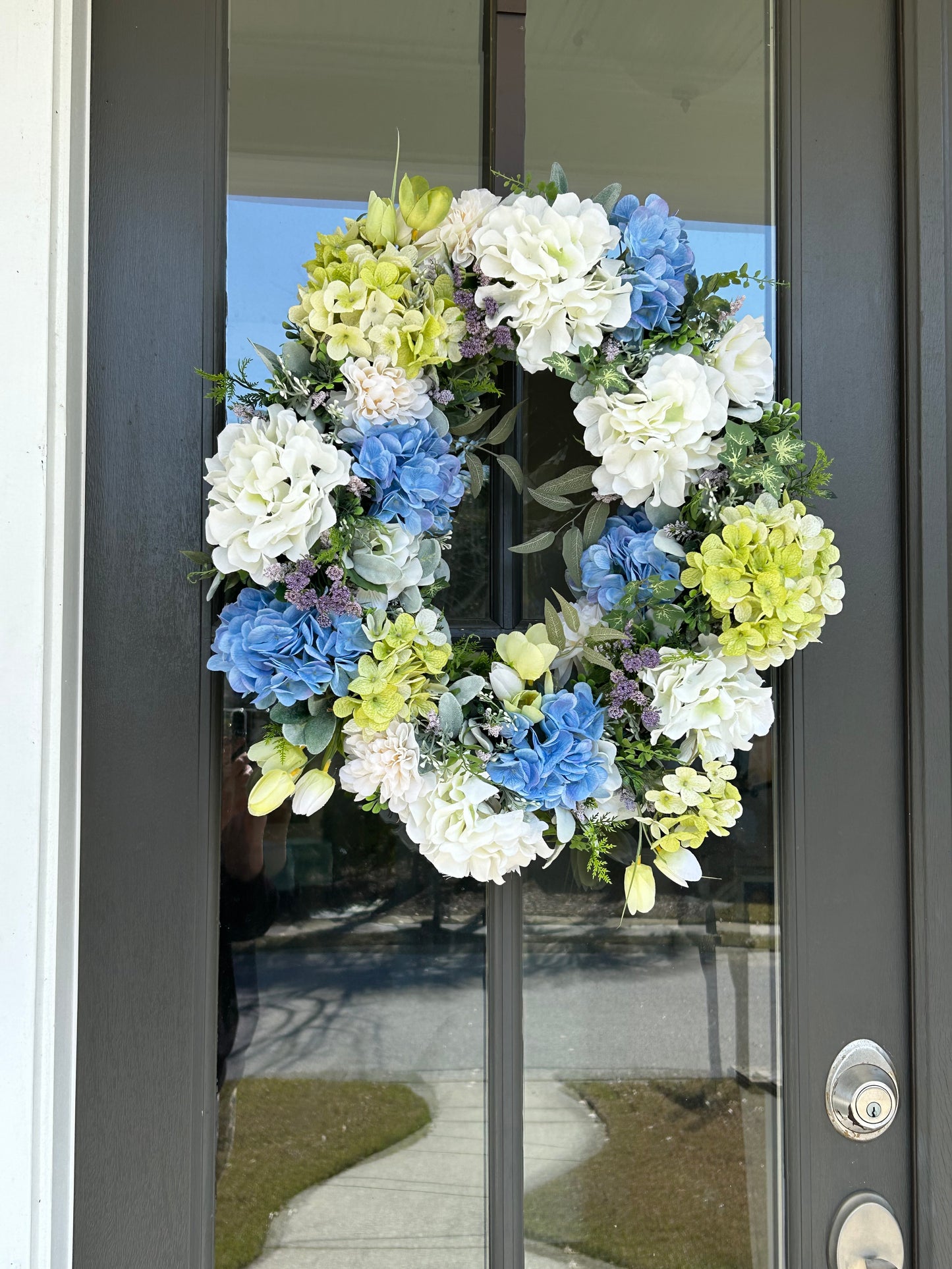 Spring Hydrangea Wreath