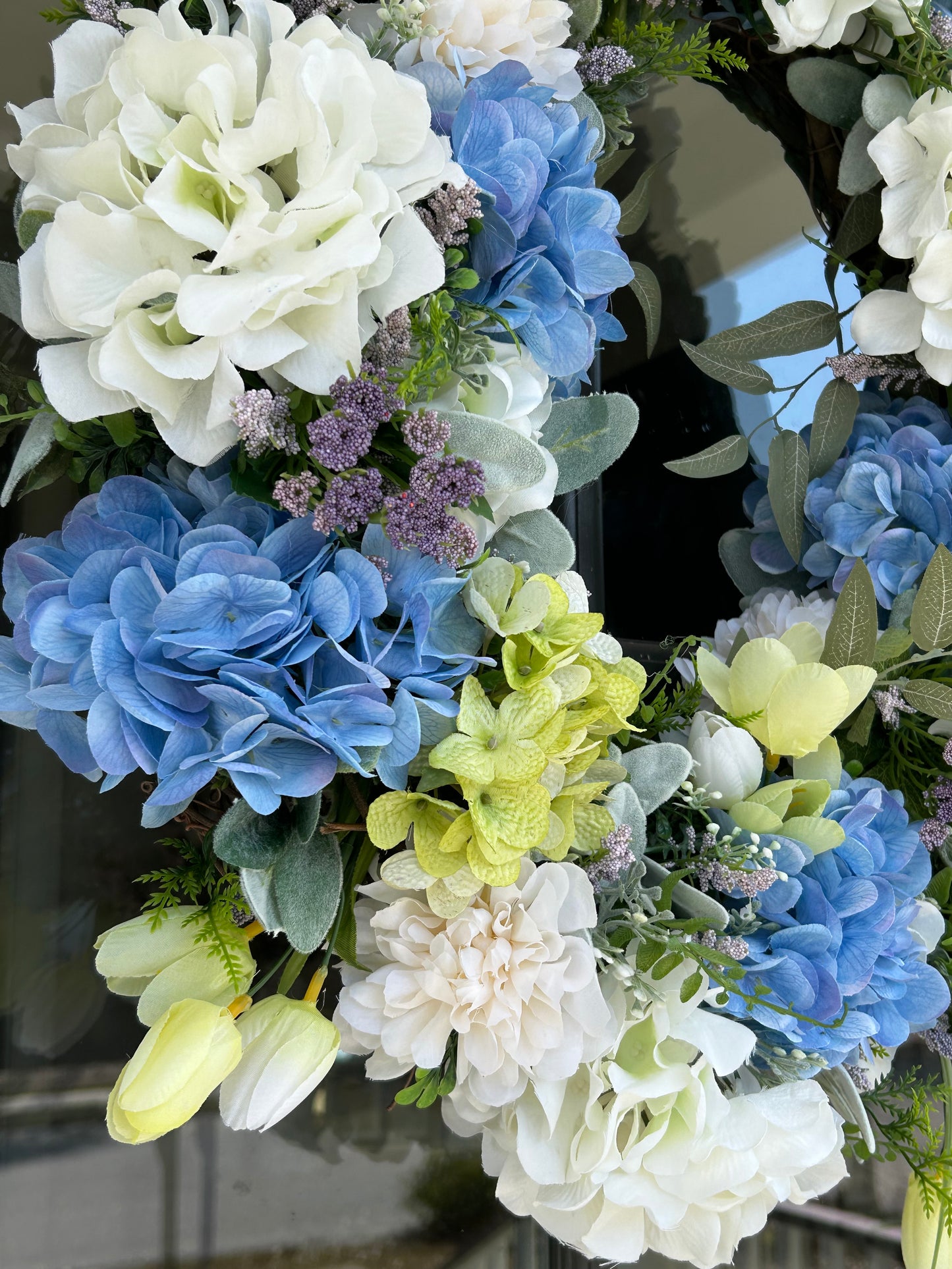 Spring Hydrangea Wreath