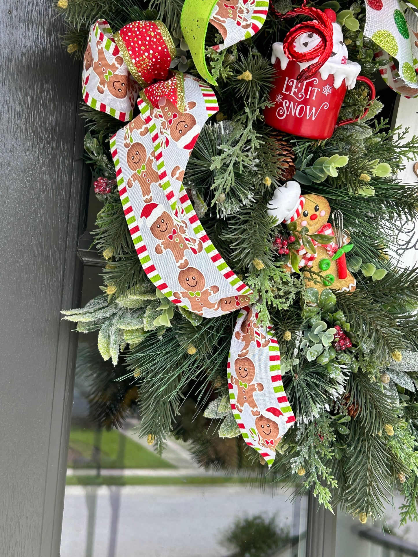 Wreath for Sale - Christmas Gingerbread Wreath on 24" Frame